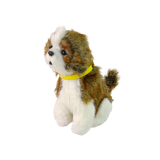 Perro de Peluche Interactivo Raza Shitzu con Piel Suave
