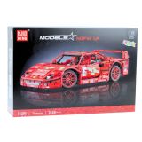 Coche de Carreras Deportivo de Bloques Rojo 1:10 2688 piezas