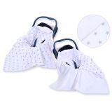 Manta Cochecito Doble Cara My Sweet Baby - Estrellas Grises