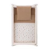 Minicuna Tijera Madera Senda Beige/bco 55x87x74 Cm - Cambrass - imagen 3