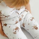 Saco de dormir con piernas 1-2 años 2,5 TOG Abejas – Blanco