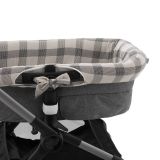 Garnitura Capazo Reversible Chelsa Rice 35x75x35 Cm - Cambrass
