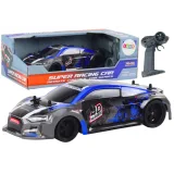 Coche Teledirigido RC 1:18 Ruedas de Goma Drift Azul