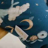 Saco de dormir con piernas 3-4 años 2,5 TOG Ballenas – Azul marino
