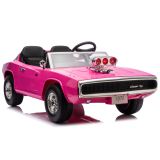 Coche de Batería Dodge Charger R/T Rosa 24V7Ah