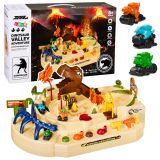 Pista Interactiva Dinosaurios con 8 Desafíos y Vehículos
