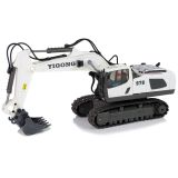 Excavadora RC Caterpillar Lean Toys, detalle mando doble joystick 2.4GHz