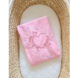 Manta de Felpa para Bebés - My Sweet Baby - Rosa Claro