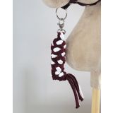 Correa para Caballo de Madera My Sweet Baby - Blanco y Ciruela
