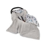 Manta Doble Cara para Silla de Coche My Sweet Baby con Conejitos - imagen 3