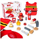 Set de Bombero Infantil con Accesorios de Madera - imagen 3