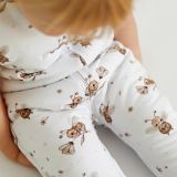 Saco de dormir con piernas 3-4 años 2,5 TOG Abejas – Blanco