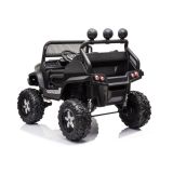 Coche Eléctrico Infantil Mercedes Unimog S Negro 12V - imagen 3