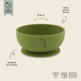 Bol de silicona con ventosa Trixie - Mr. Dino para bebé - imagen 2