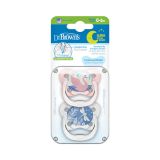 Chupete Dr brown`s PreVent Glow in the Dark Mariposa 2-Pack - imagen 2