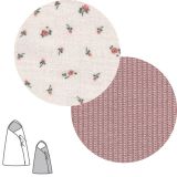 Saco Capazo Cruzado Etnic Rosa, diseño reversible para mayor versatilidad