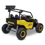 Coche infantil Toyz acabado en ecocuero amarillo