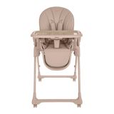 Trona Kikkaboo Pastello 3 beige con asiento acolchado tipo piel