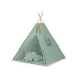 Tipi para Niños My Sweet Baby - Carpa Pastel Verde con Almohadas