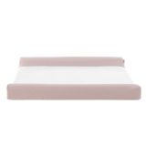 Cambiador Cambrass Unic rosa, detalle tejido piqué y plumeti orgánico