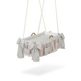 Cesta Colgante para Bebé My Sweet Baby - Mini Rosettes Grey