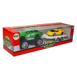 Set de Vehículos: Sportcars Amarillos y Off-Road Verde