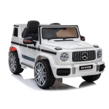 Coche Eléctrico Infantil Mercedes G63 Blanco Lean cars