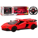 Coche Deportivo RC 1:12 con Puertas Abatibles Rojo