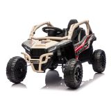 Coche a batería Kawasaki JS330 24V5Ah Negro y Beige