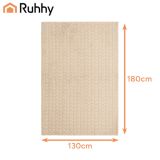 Manta eléctrica grande beige Ruhhy 180x130 cm para bebés - imagen 2