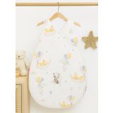 Cotton Sleeping Bag For Children, Size M, 3-12 Months, Tog 2.5, All-season - Balloons