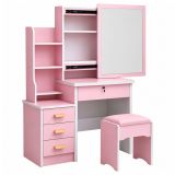Detalles del diseño moderno y suave de la mesa de maquillaje