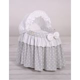 Cuna de Mimbre para Muñecas Laura Gris My Sweet Baby - imagen 2