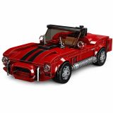 Bloques de Construcción Coche Clásico S.Cobra Rojo 391 pcs - imagen 2