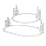 Sistema de balanceo de cuna Waldin en color blanco, ideal para bebés.