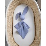 Manta de Conejito Doudou Soft de My Sweet Baby en Algodón - Azul Pastel - imagen 2