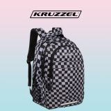 Mochila 22L de diseño a cuadros Kruzzel - Ideal para el colegio - imagen 3