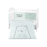 Juego de cama 2 piezas Kikkaboo Bear with me Menta