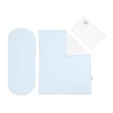 Juego de cama para capazo 6 piezas Kikkaboo Dream Big Azul - imagen 2