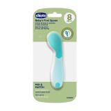 Cuchara para Bebé Chicco 179398 First Spoon 8M+ Turquesa - imagen 2