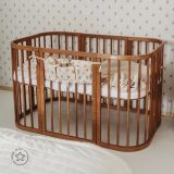 Cuna Vintage Waldin fabricada en madera de haya