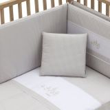 Jgo 2 Pcs.colcha I-v. Cuna 70 Mini Windsord Crudo 70x140x3 Cm - Cambrass - imagen 2