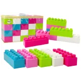 Bloques de construcción grandes Lean toys con 20 piezas y pegatinas