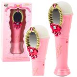 Espejo Mágico con Micrófono USB MP3 Luces Sonidos Rosa
