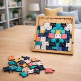 Rompecabezas de Madera Gatos Educativo 62 Piezas