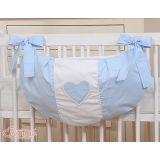 Bolsa Organizadora de Juguetes My Sweet Baby - Corazones Azules - imagen 2