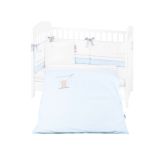 Juego de cama bordado 6 piezas Kikkaboo Dream Big Azul
