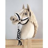 Correa para Caballo de Madera My Sweet Baby - Blanca y Negra - imagen 2