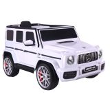 Coche de batería Mercedes G63 blanco S306-1