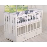 Protector de Cuna Knot Bumper XXL My Sweet Baby - Blanco y Gris - imagen 2